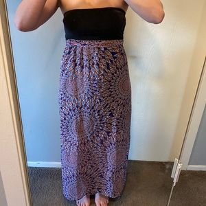 Strapless Maxi Dress